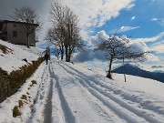 MONTE VACCAREGGIO (raggiunta quota 1430 m) da Malg (1078 m) di Dossena – 30genn26 - FOTOGALLERY